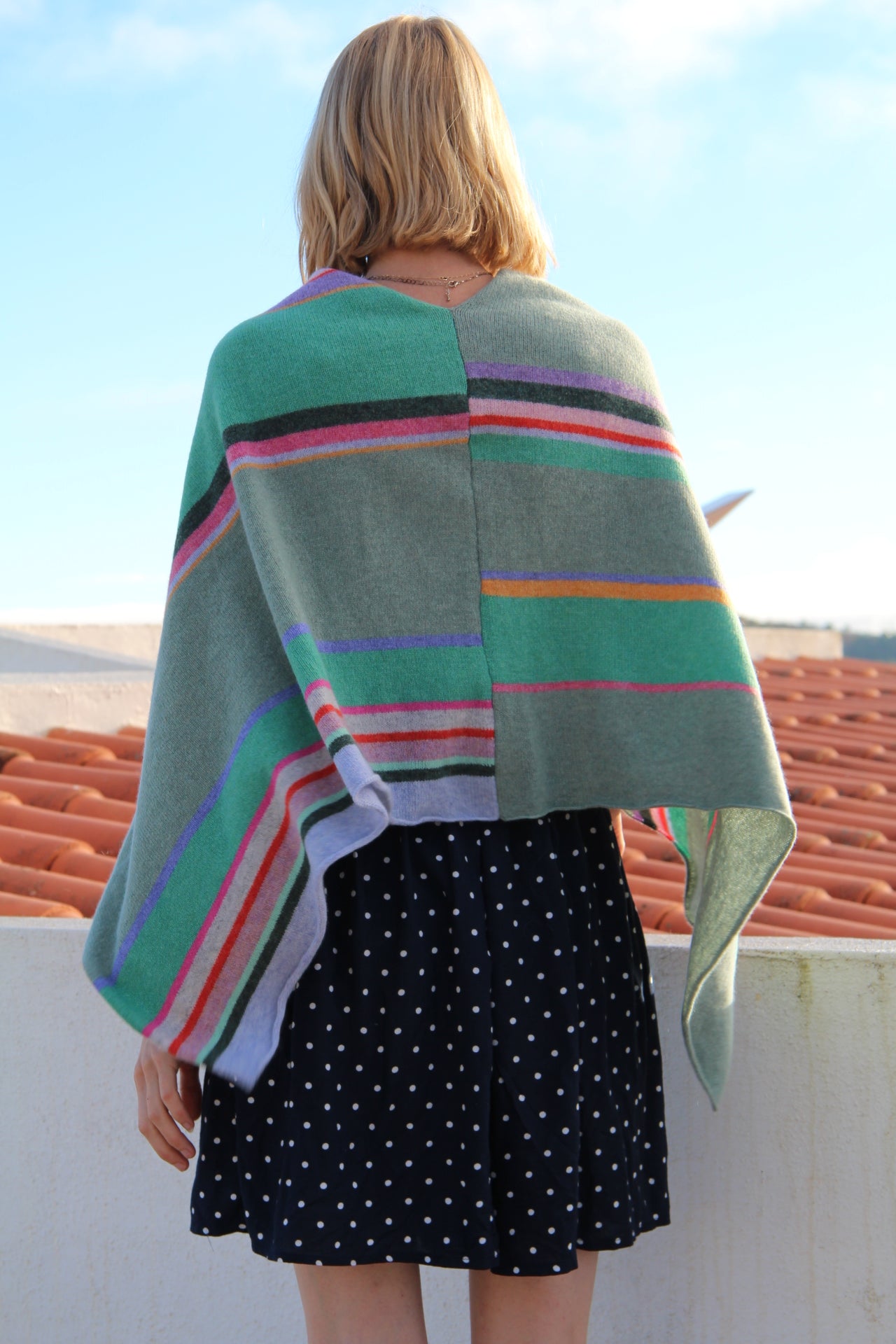 Striped Poncho