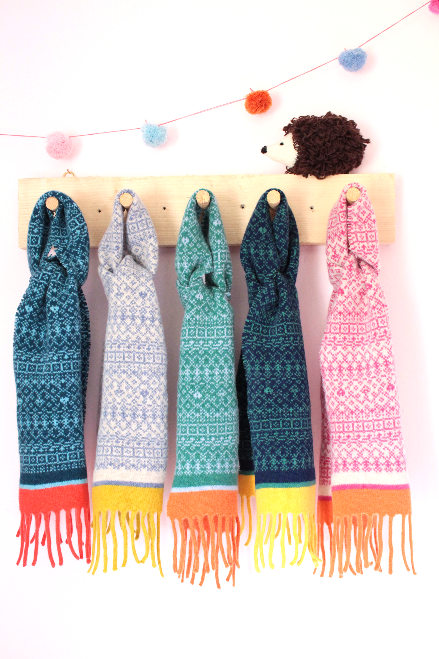 Kids Soft Knitted Tassel Scarf image 0