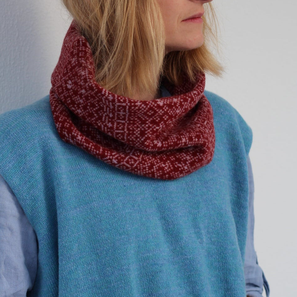 Unisex Fair Isle Snood