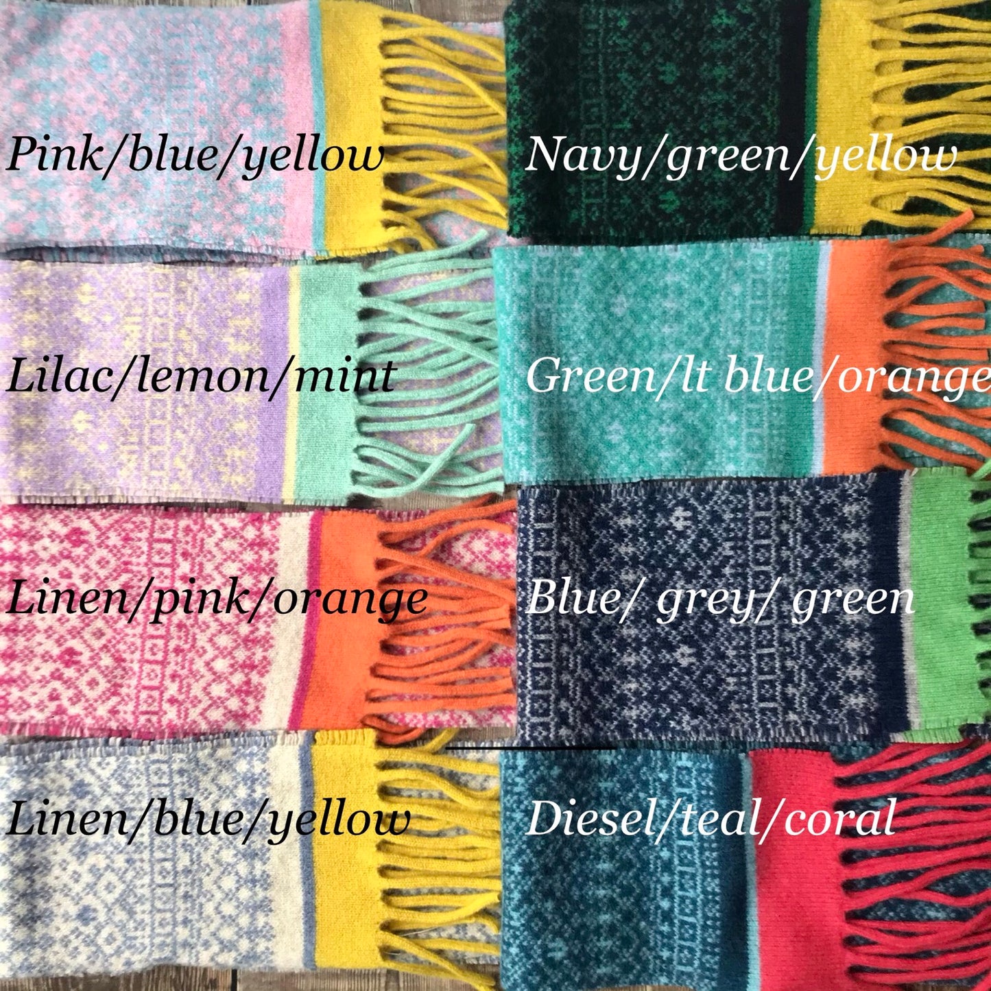 Kids Soft Knitted Tassel Scarf image 2